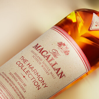 תווית בקבוק Macallan harmony collection